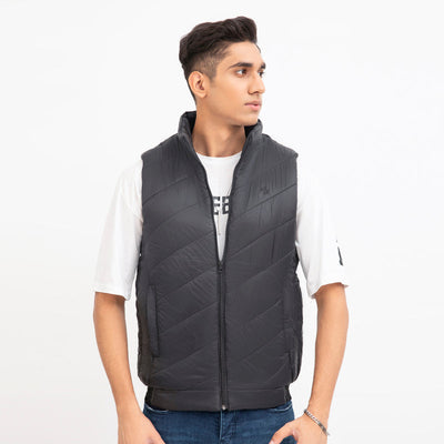 BLACK S/L BOMBER JACKET