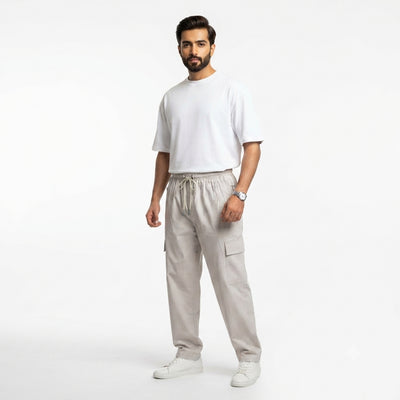 Cargo Raguler Trouser-Stone