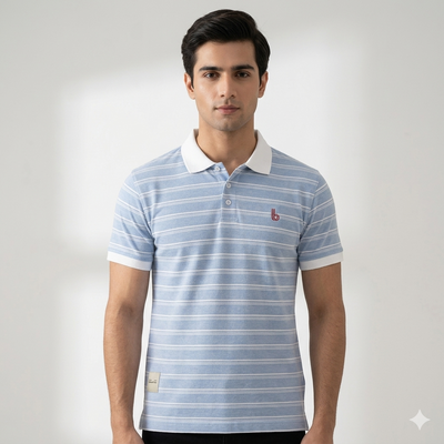 Sky Blue Polo Shirts