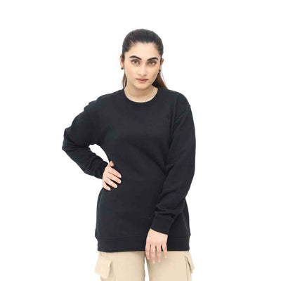 BLACK -SWEAT SHIRT