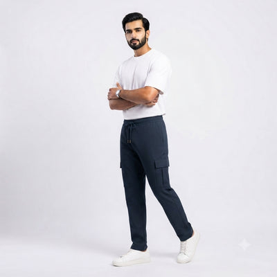 Cargo Raguler Trouser-Navy