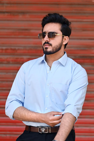 Dress Shirt-Sky Blue - ASY Garments