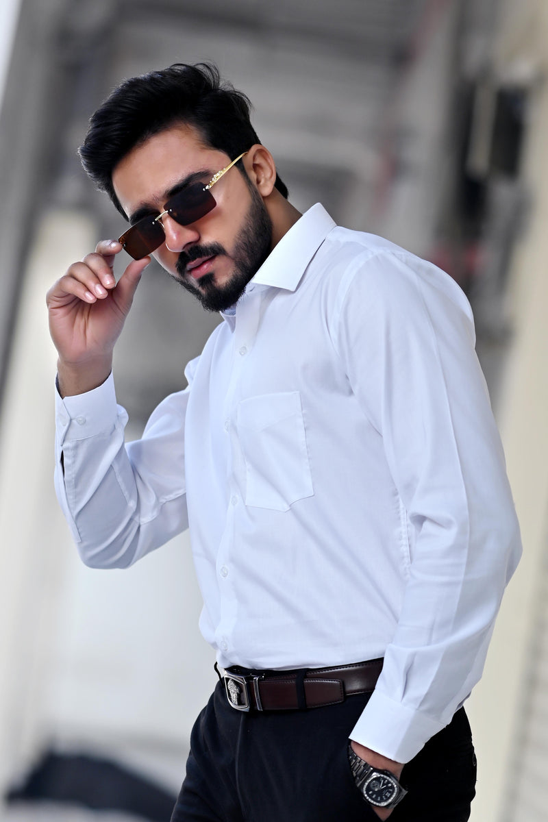 Dress Shirt-White - ASY Garments