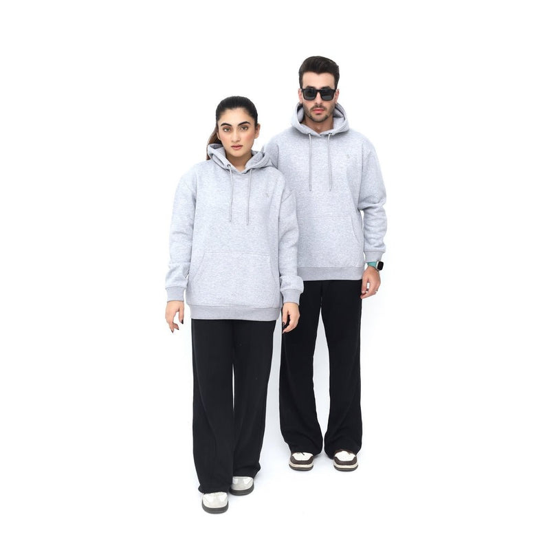 COUPLE-SILVER KANGROO HOOD - ASY Garments