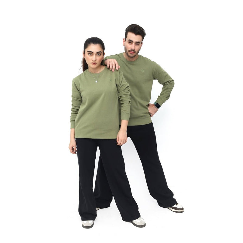 COUPLE-CAMOUFLAGE GREEN SWEAT SHIRT - ASY Garments